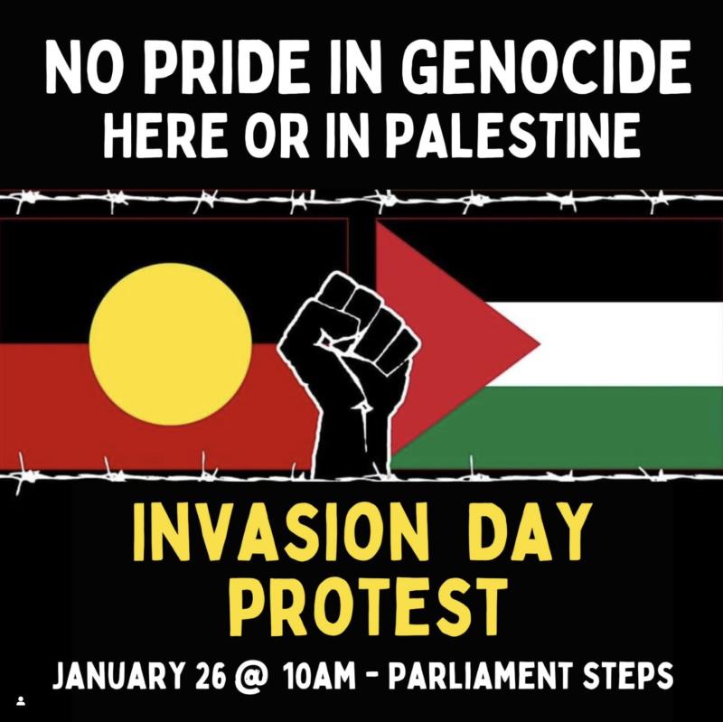 Invasion Day Protest (by Research in Progress  - 2025)